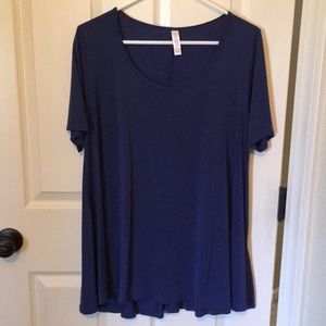 LulaRoe Perfect T Navy Blue